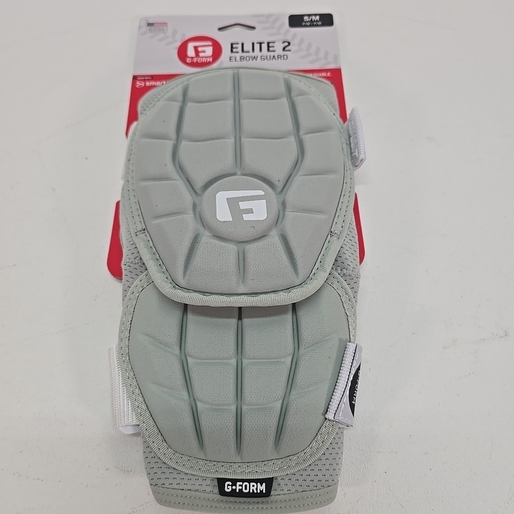 G-Form Elite 2 Batter Elbow Guard NWT Gray S/M Baseball Softball Smart flex